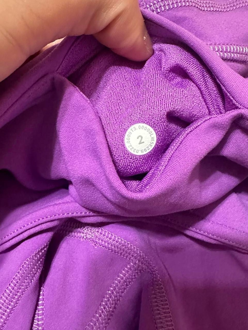 Lululemon groove super high-rise flared nulu leggings in moonlit magenta size 2 - Picture 6 of 6